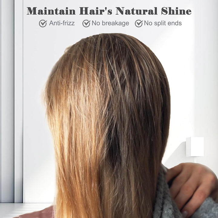 3-Pack Microfibre Hair Towel Wrap, Anti-Frizz Turbans, Super Absorbent and Soft Hair Drying Towel with 3 Adjustable Buttons for Women Men Kids Wet Curly Long Plopping