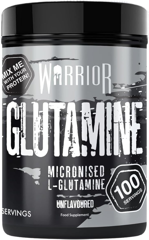 Glutamine 500G - Pure Micronised L-Glutamine Powder - Amino Acid - Muscle Growth & Recovery Supplement- Gut Health - Mix in Protein - Pre and Post Workout - 100 Servings (Unflavoured)