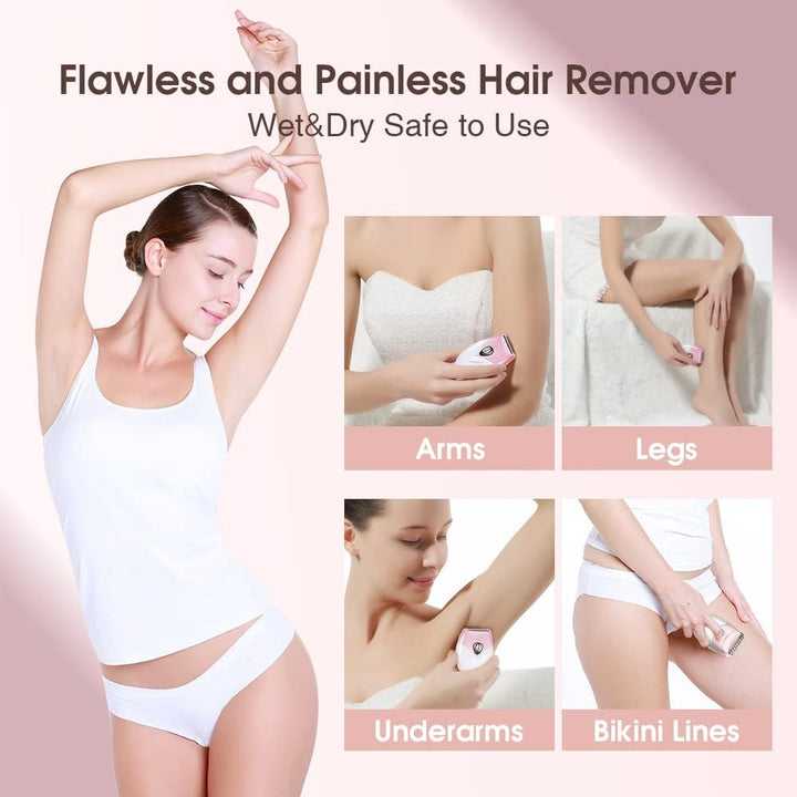 Women'S Electric Shaver,  Shaver Women'S Dlectric, Trimmer for Women for Body, Armpits, Legs and Bikini Area, Compact Lady Shaver AG-1459ADE