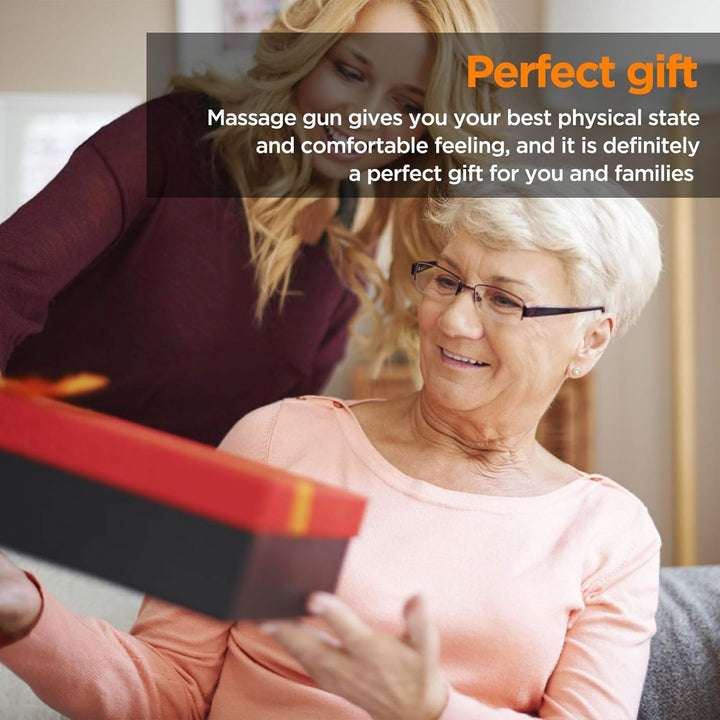 Massage Gun Deep Tissue, Portable Muscle Massage Device with 10 Massage Heads, 2025 Upgraded 30 Speeds Massager with LCD Touch Screen for Body Back Shoulder Muscle Relaxation