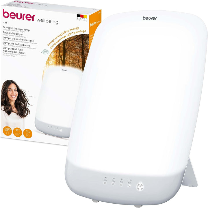 TL30UK SAD Lamp | Helps Combat Seasonal Affective Disorder | Daylight Therapy Lamp with 10,000 Lux | Adjustable Stand and Travel Bag | Uv-Free LED Light Therapy | Medical Device