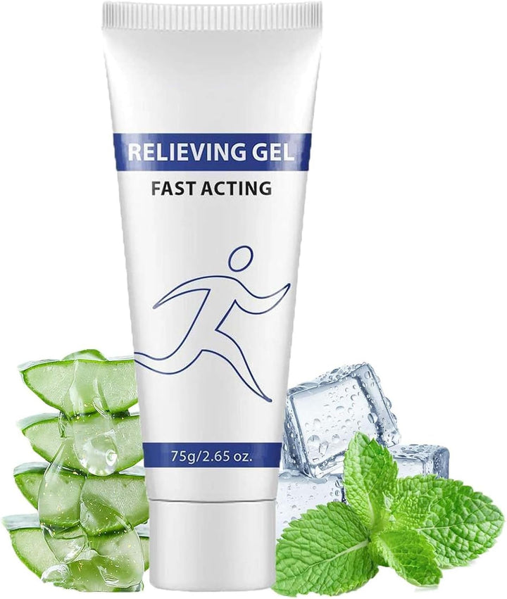 Soothing Cooling Gel,Relieving Body Gel,Clear Zal Pain Relieving Gel,Clear Zal Fast Acting Clear Pain Relieving Gel,Sports Soothing Cooling Gel Body Care Lotions, Fast Absorbing Pain Gel (3)