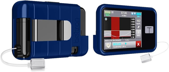 Protective Case for Tandem T:Slim X2 Pump with Built-In Metal Belt Clip (Strong & Durable Case for Tandem Diabetes Care Tslim X2 Insulin Pump) - Blue