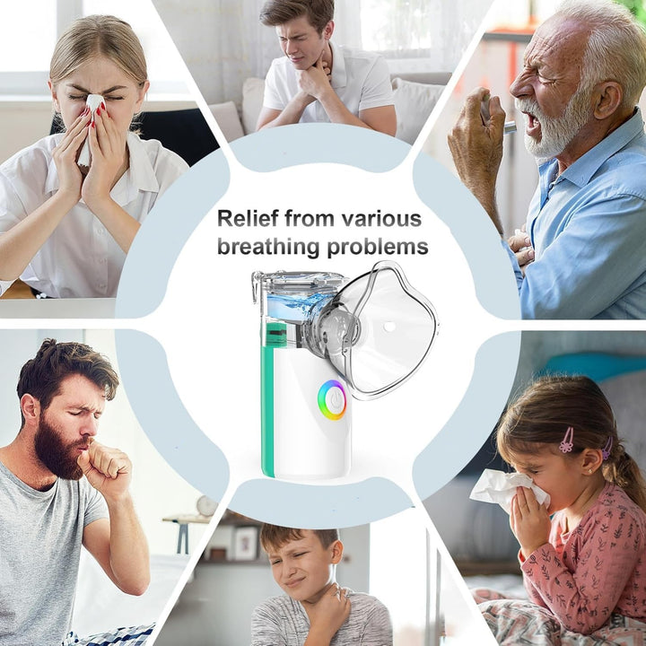 Household Mist Machine Rechargeable Handheld Portable Mist Machine (Green)