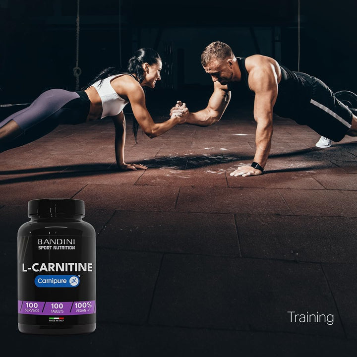 ® L-CARNITINE Carnipure® | 100 Vegan Tablets 100 Days | High Strength L Carnitine Tartrate Supplement | Reduces Tiredness & Fatigue | Energy & Metabolism Support | Pre-Workout Formula 1000Mg