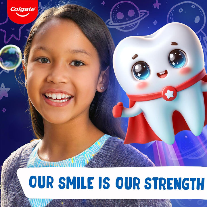 Total Toothpaste for Kids 7-12 Years - 4 Pack 50Ml Tubes - Whole Mouth Protection - Mild Mint Flavour - Fluoride Toothpaste