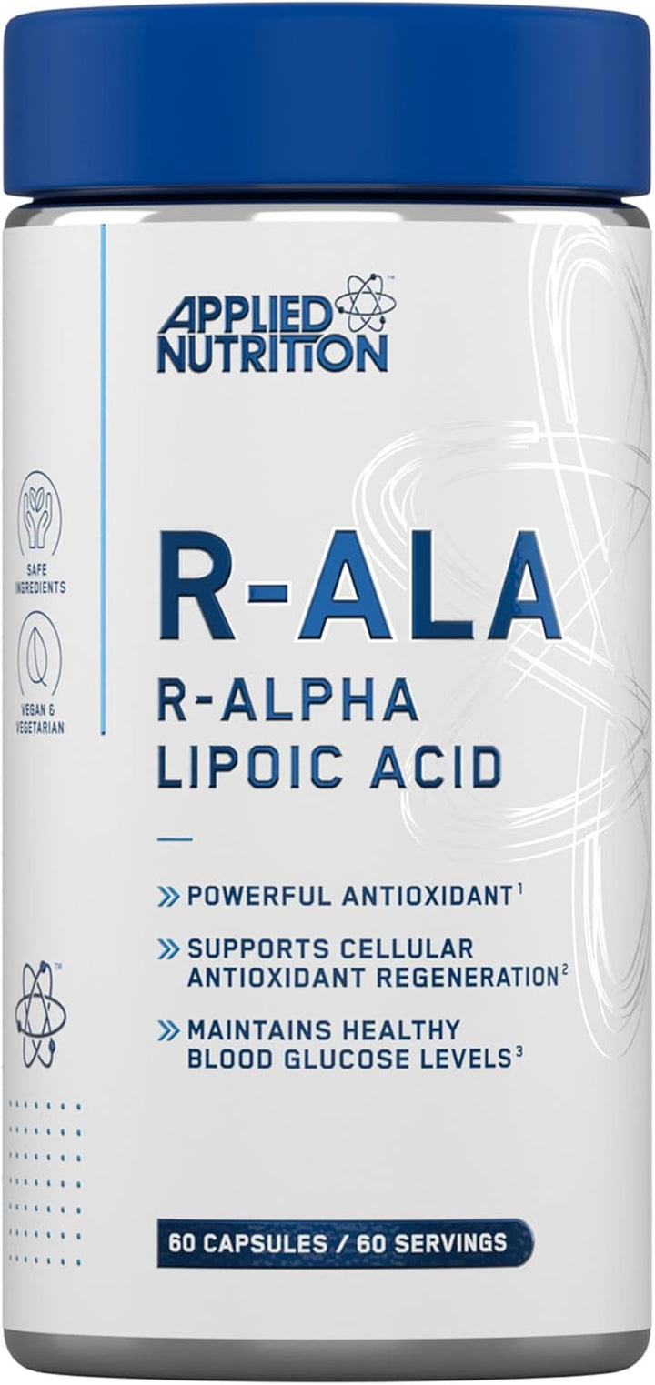 R-Alpha Lipoic Acid 200Mg - 60 Vegetable R ALA Capsules - Premium Formula (2 Month Supply)