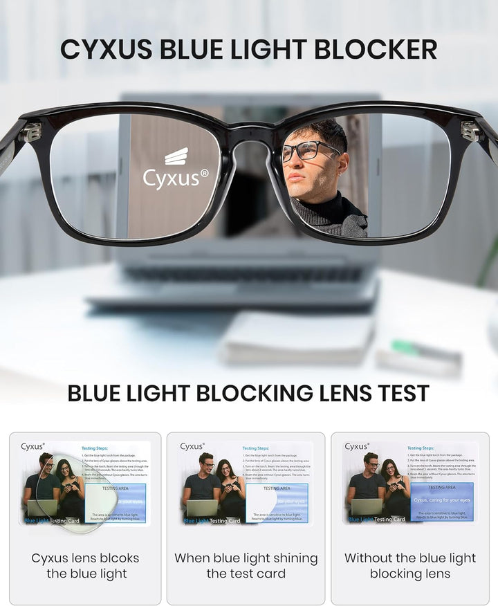 Blue Light Blocking Glasses anti Eyestrain Eyewear, Computer Gaming Eyeglasses for Women and Men