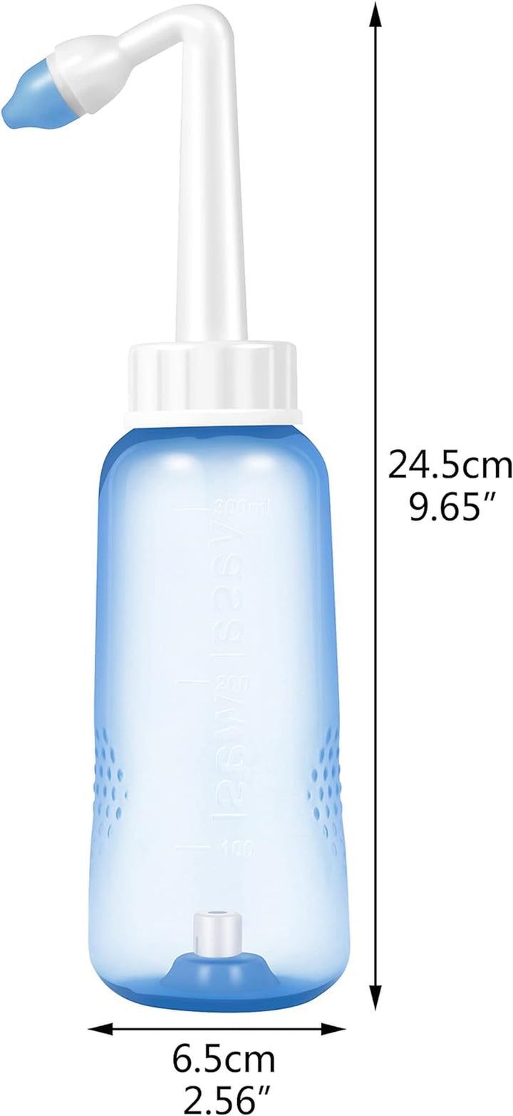 300Ml Nasal Wash Bottle for Nasal Irrigation - Sinus Rinse , Neti Pot
