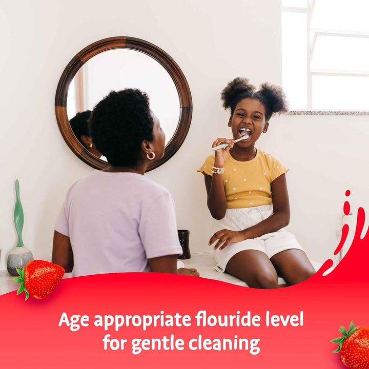 Paw Patrol Splash Toothpaste 3-8 Years, Kids Toothpaste, Strawberry Flavour, 75Ml