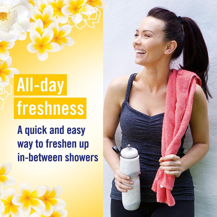 Scentsitive Scents Dry Wash Spray for Women, All-Day Freshness, Hypoallergenic, Skin-Friendly White Jasmine Scent, 125 Ml