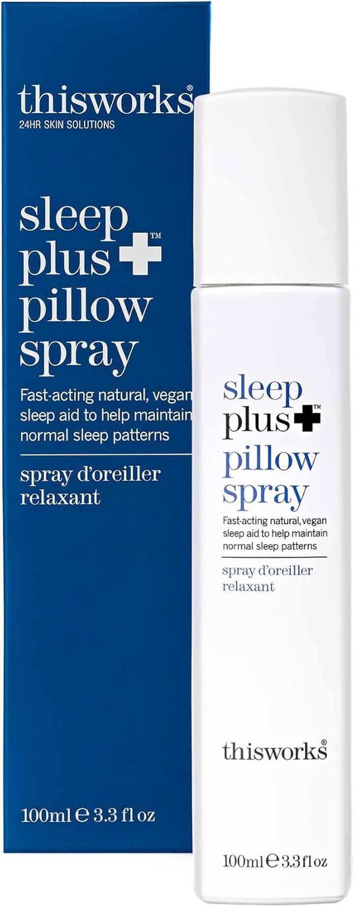 Sleep plus Pillow Spray, 50 Ml - Motion-Activated Sleep Spray Infused with Lavender, Camomile and Vetivert - Science-Backed Pillow Spray Designed to Aid Restless Sleepers