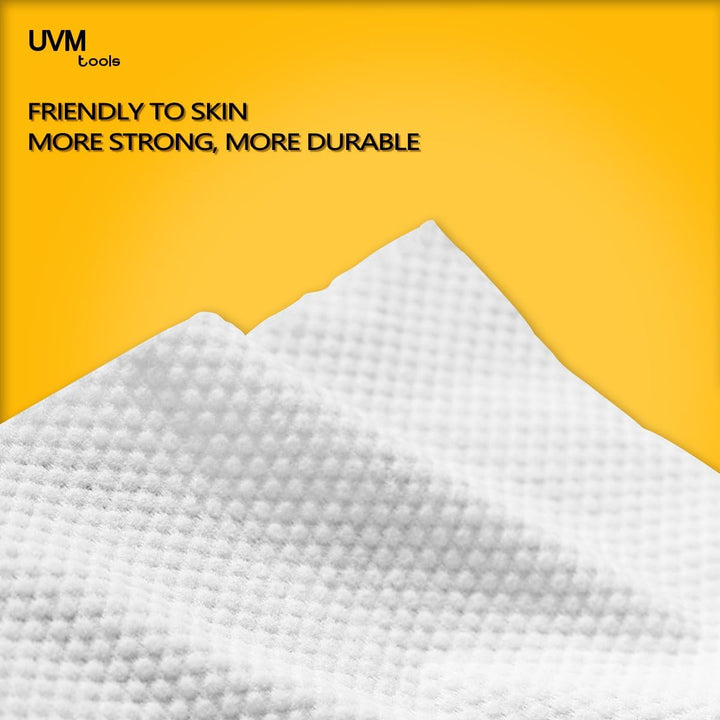 Face Towel 120 Count Disposable Face Wipes Cloths for Washing Soft Cotton Dry Baby Wipes, Skincare, Makeup Remover (PEARL PATTERN)