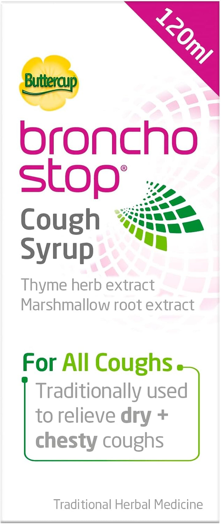 Cough Syrup (120Ml) - Relief for Dry or Chesty Coughs - with Natural Thyme Herb and Marshmallow Root Extract - Non Drowsy Cough Medicine That Can Be Diluted & Undiluted - Alcohol Free