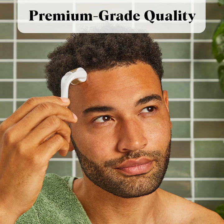 Derma Roller – Skin Care Tool & Face Roller for Boosting Absorption of Serums & Oils - Beard Derma Roller for Men - Easy-To-Use Beauty Roller for Skin, Beard & Hair Growth
