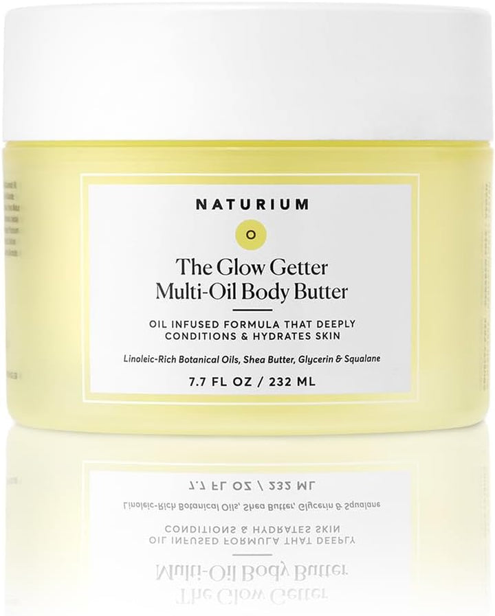 the Glow Getter Whipped Multi-Oil Body Butter, Firming Cream & Body Moisturiser with Shea Butter, 7.7 Fl Oz