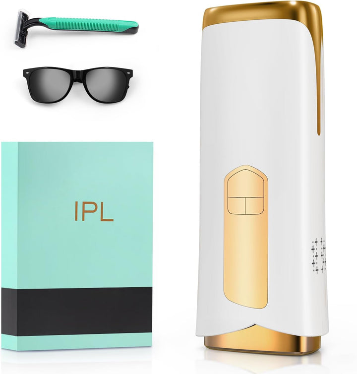 IPL Laser Hair Removal Device with Cooling System, Upgraded 3 Functions Hair Removal Device, 999,900 Flashes, Painless Hair Removal Device for Women Men Bikini Line Armpits Full-Body Hair Removal