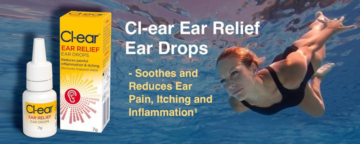 Ear Relief Ear Drops - Easy Squeeze Bottle for Itchy Ear Soothing, Trapped Water, Swimmer'S Ear, Outer Ear Ache, Blocked Ear Solution - Expert Ear Care, Audiologist Recommended - 7G (1 Pack)
