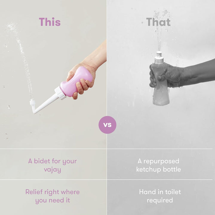 Upside down Peri Bottle for Postpartum Care | Portable Bidet Perineal Cleansing and Recovery for New Mum, the Original baby Momwasher
