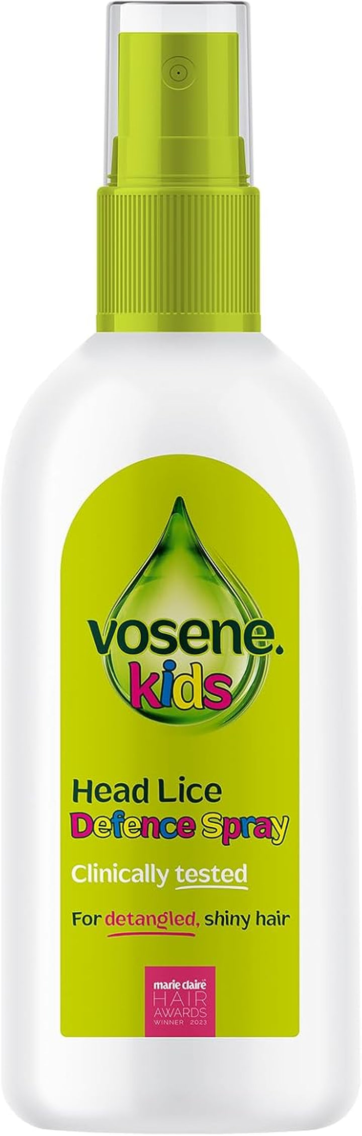 Vosene Kids Head Lice Repellent Treatment Bundle - Vosene Shampoo 3 in 1 250Ml & Conditioner Defence Spray 150Ml + 1 Nit Comb & 1 Hair Tie for Head Lice Treatment.