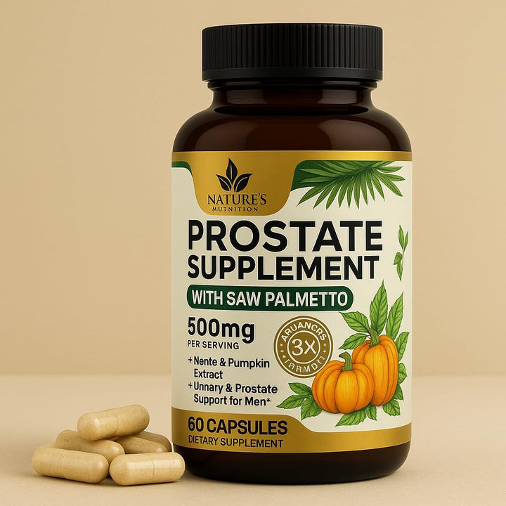 Natural Prostate Support Supplement to Promote Healthy Prostate Function Tablets/Capsules