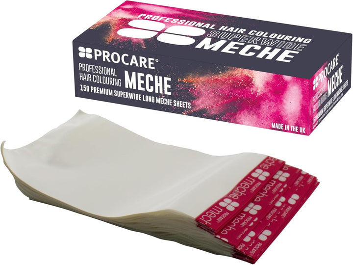 200X Long Meche Strips (100Mm X 192Mm) - Hair Meche Strips to Use as Foil Alternative. Salon & Styling Equipment. Hair Accessories for Professional Use.
