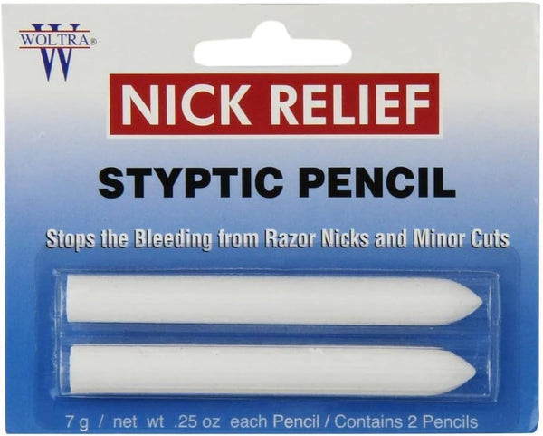 Nick Relief Styptic Pencil Twin (Blister)
