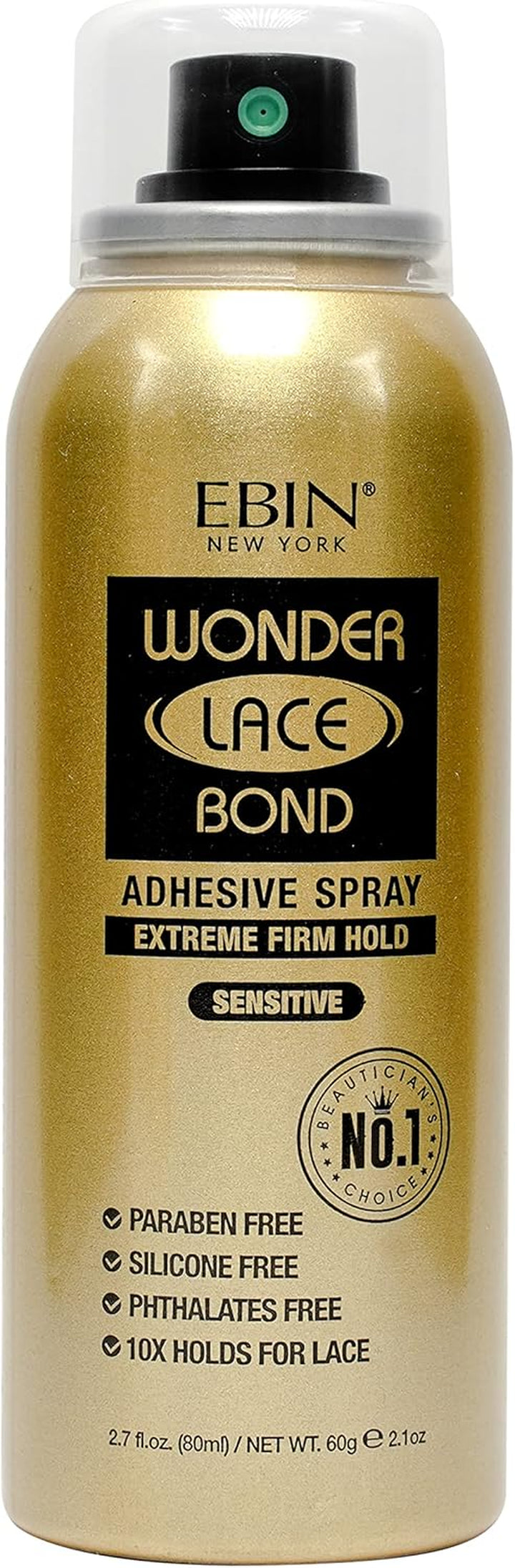 Wonder Lace Bond Adhesive Spray - Supreme Extreme Firm Hold 80Ml | Fast Drying, No Residue, No Build Up, Powerful All-Day Hold, Daily Wig Application