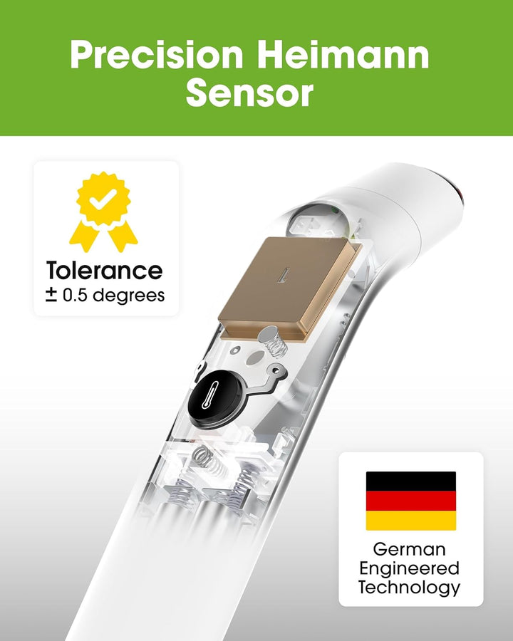 TH2 Thermometer - NHS Supplier - German Sensor - IF Award Winner - CE Approved - In-Ear, Forehead, Non-Touch & Baby Modes - Infrared Thermometer for Newborn, Baby, Kids, Children & Adults