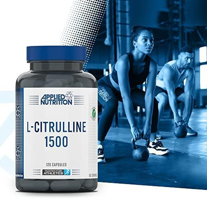 L-Citrulline 1500-1500Mg L Citrulline per Serving, Citrulline Capsules for Muscle Pump, Muscle Recovery Supplement, Increases Levels of L-Arginine and Nitric Oxide - 60 Servings