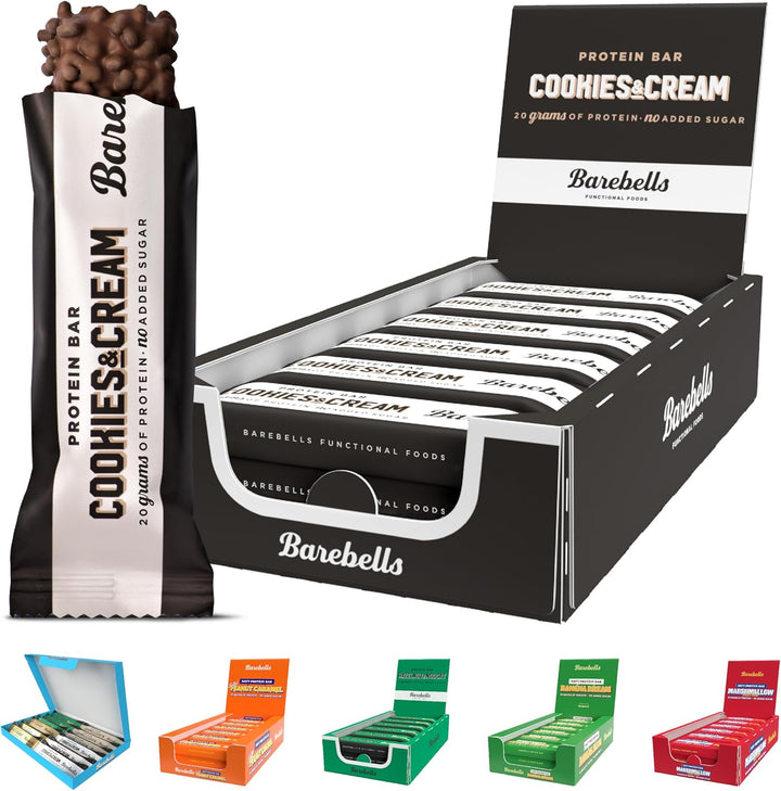 Soft Protein Bars | 16G Protein Healthy Snacks, Protein Snacks for Breakfast, Sugar Free Chocolate, Low Carb – 12 X 55G (Peanut Caramel)