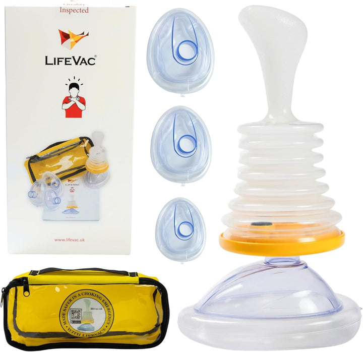 Travel Kit - Choking Rescue Device for Adults and Children First Aid Kit, Portable Airway Suction Rescue Device, First Aid Choking Device, Anti-Choking System, Airway Clearance Assistance