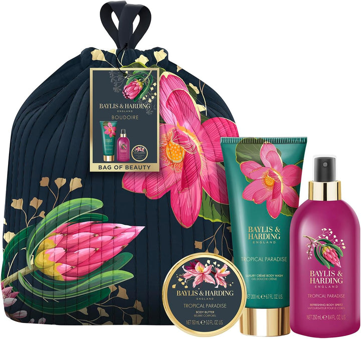 Boudoire Tropical Paradise Luxury Pamper Present Gift Set (Pack of 1) - Vegan Friendly