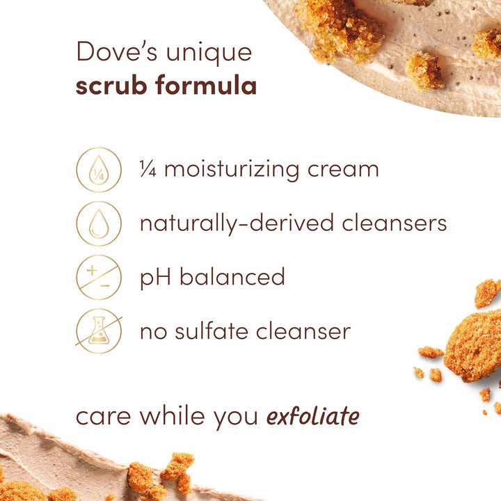 Scrub Brown Sugar & Coconut Butter for Silky Smooth Skin Body Scrub Exfoliates & Restores Skin'S Natural Nutrients 298Ml