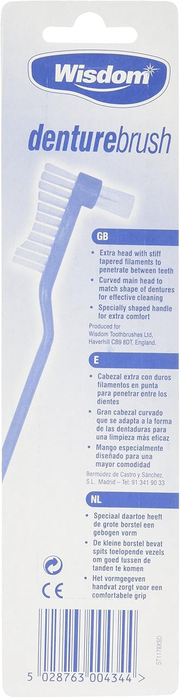 Denture Brush, Pack of 4