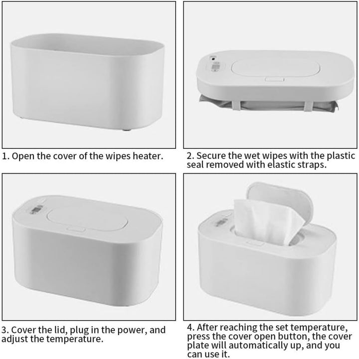 Wipe Warmer for Babies Wet Wipes Heater Portable Usb Powered Wet Tissue Dispenser Indoor Outdoor Towel Warmers