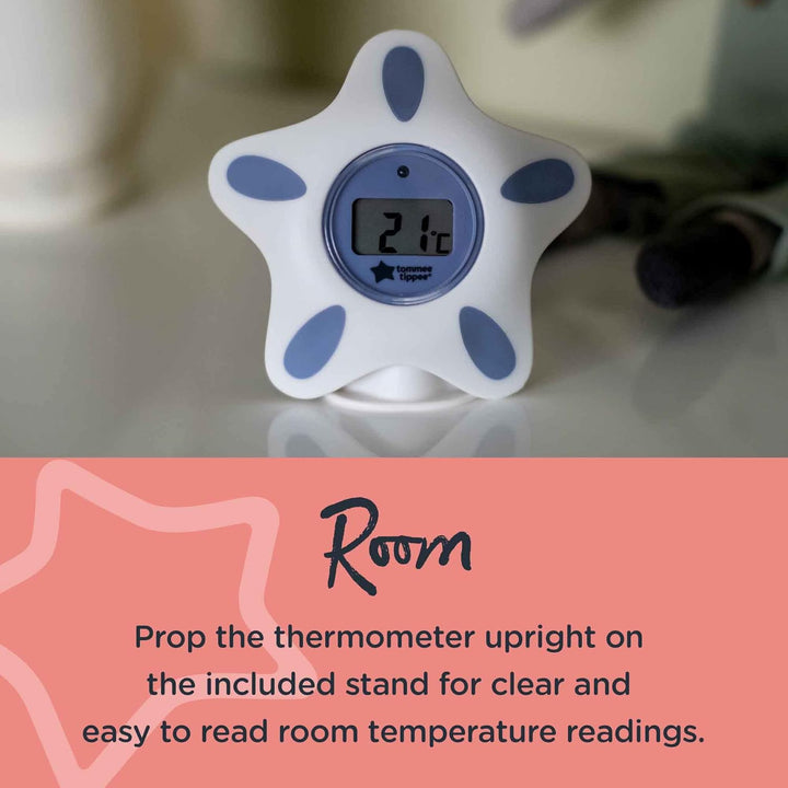 Inbath Digital Thermometer, Suitable for Bathing and Their Nursery, Waterproof and Floats in Water, Easy to Read LCD Display