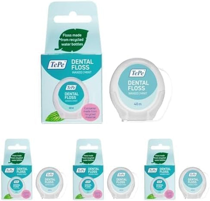 Dental Floss, Pfas Free Floss, Multiple Threads and Increase Surface for a Gentle and Efficient Cleaning between Teeth, for No to Narrow Gaps