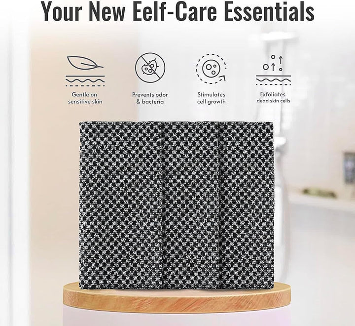 2 Pcs Japanese Exfoliating Shower Towel - Antibacterial, Multi - Use for Scrubbing, Lathering and Dead Skin Removal, Ideal for Sensitive Skin Adults