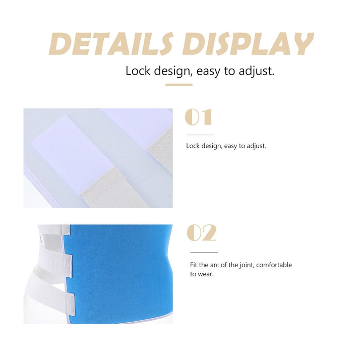 Broken Rib Brace Adjustable Rib Support Brace Chest Wrap Belt Rib Cage Protector for Cracked, Fractured or Dislocated Ribs Protection, M