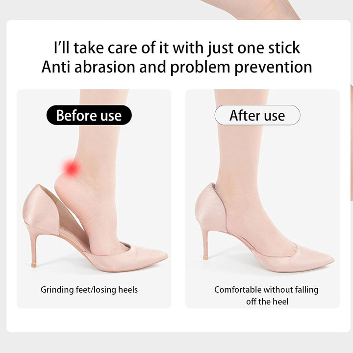 4 PCS Heel Cushion Pads,Heel Grips,Heel Grips for Ladies Shoes,For High Heels,Running Shoes Etc.Ensure That They Stay Safe in Various Activities Such as Dancing,Shopping Etc(Black)