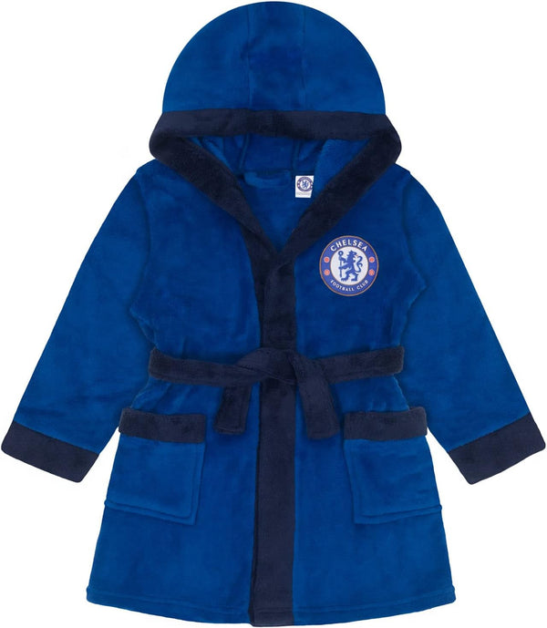 Baby Dressing Gown Toddler Robe Hooded Fleece OFFICIAL Gift