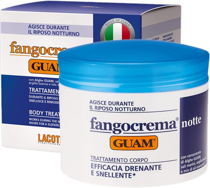 Seaweed anti Cellulite Mud-Based Night Cream for Legs & Thighs with Dead Sea Salt & Vitamin E - Antioxidant Nighttime Body Slimming, Sculpting & Skin Firming Treatment - 500 Ml Cellulite Remover