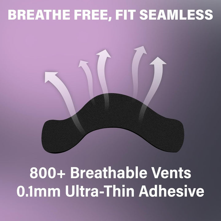 40 PCS Mouth Tape for Sleeping - anti Snoring Strips, Hypoallergenic & Breathable Mouth Strip for Men & Women, Nighttime Mouth Breathing Aid, Comfortable Sleep Tape with Gentle Adhesion