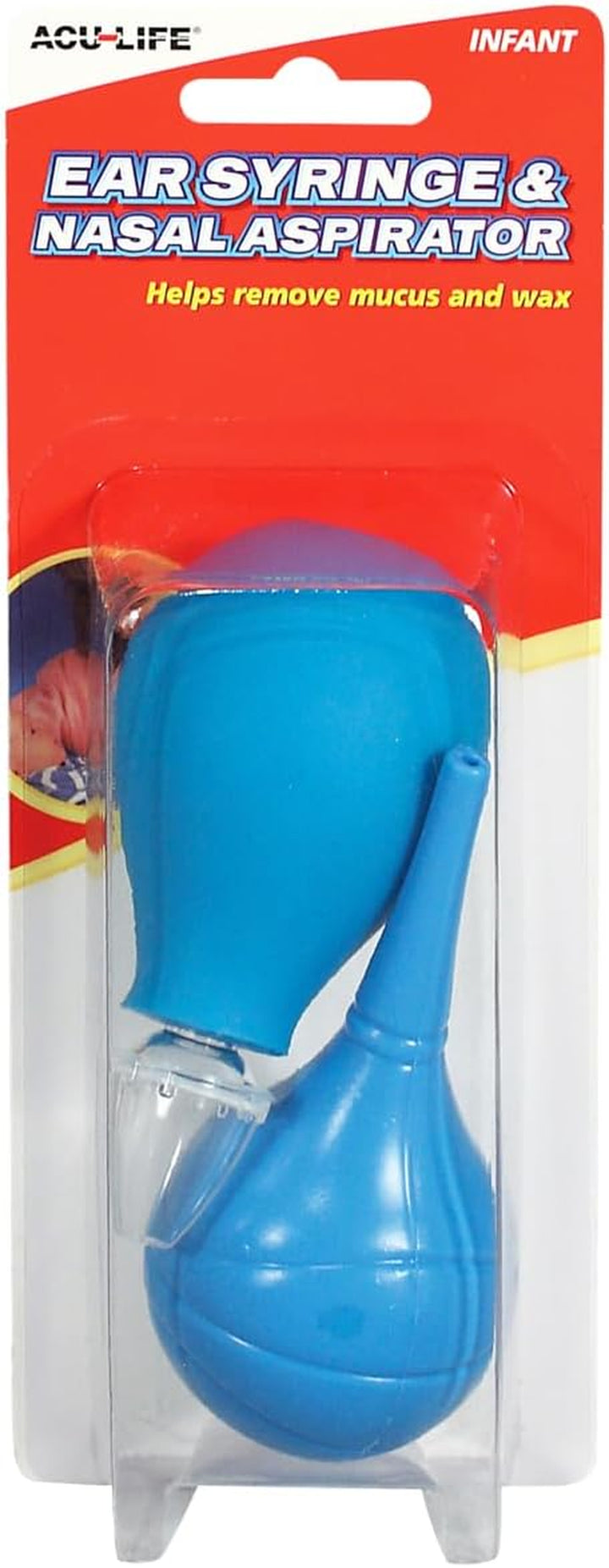 Nasal Aspirator and Ear Syringe, Blue, (400463)