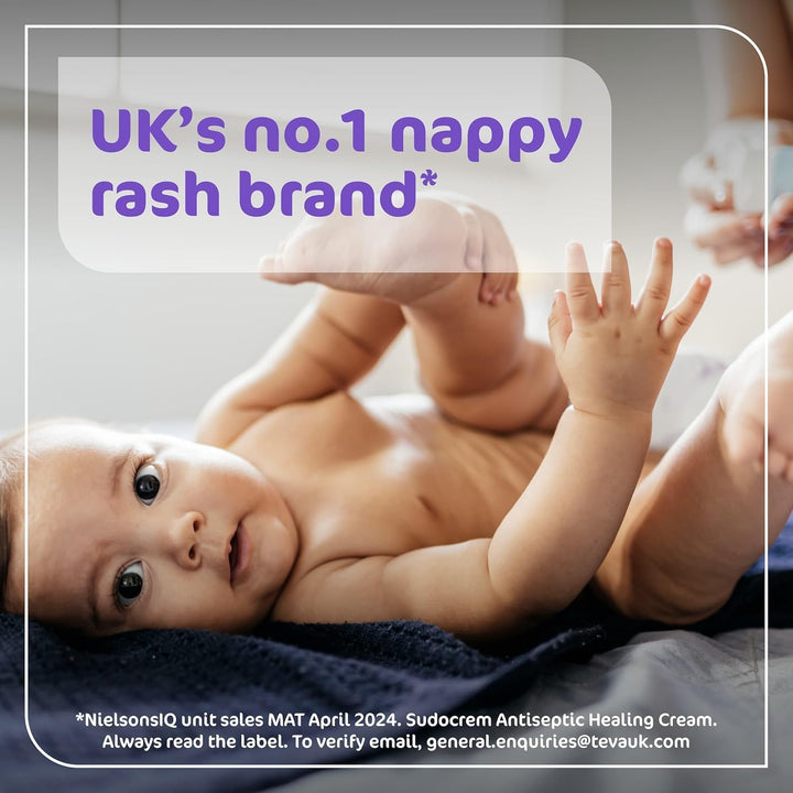 ® Antiseptic Healing Cream, Zinc Oxide Cream for Nappy Rash, Eczema, Acne, and Minor Burns, 175G (Pack of 1)