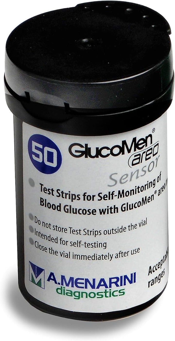Glucomen AREO Test Strips (50 Strips) - Accurate Glucose Monitoring