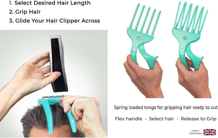 Cut and Trim Your Own Hair at Home with Ease Using . Use with Your Hair Clippers Men, Hair Cutter Kit, Self Haircutting, DIY Haircutting.