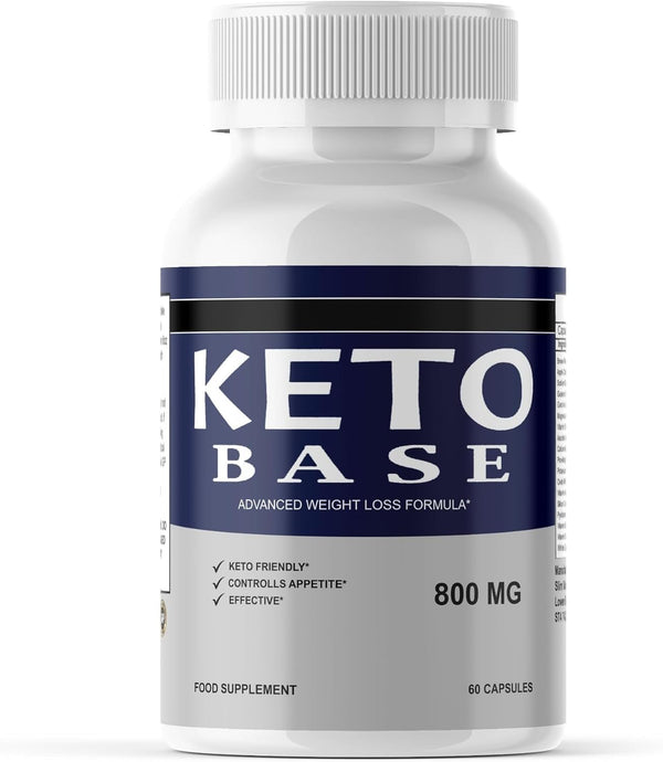 Keto Base - Weight Management Capsules - Natural Ingredients - 60 Capsules/