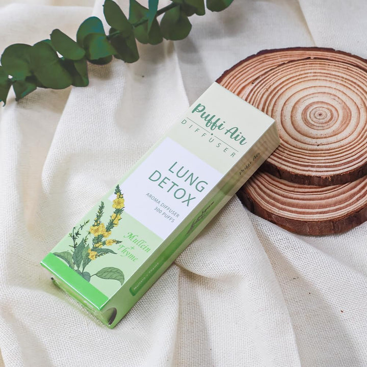 Herbal Diffuser Pen with Natural Mullein, Leaf Aromatherapy Inhaler, Nicotine Free Lung Cleanser, Herbal Mullein Diffuser, 300 Uses per Stick (600Uses）